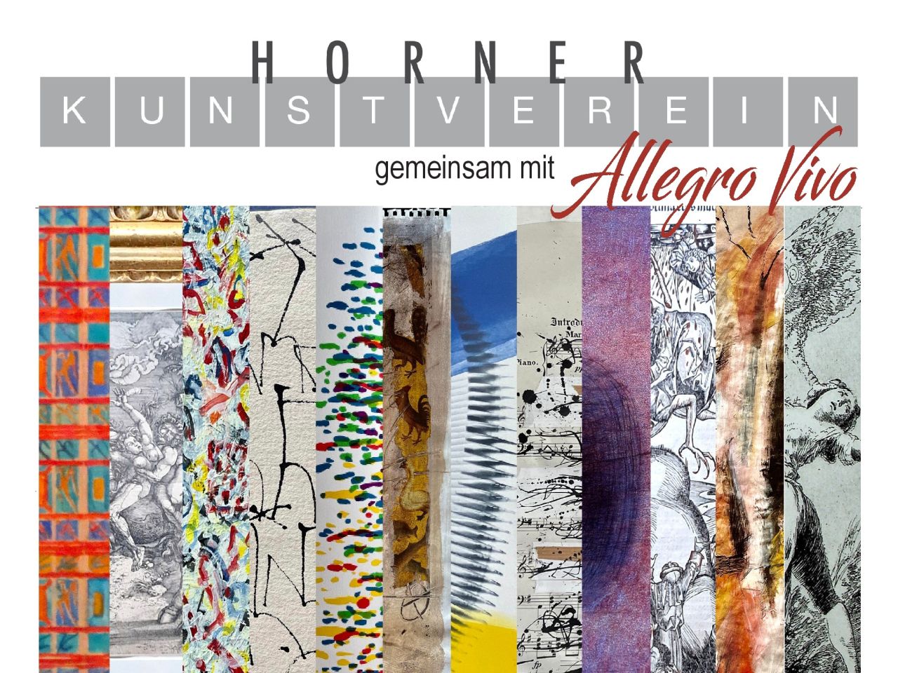 Ausschnitt aus dem Plakat zur Ausstellung "Temperamenti" (© Kunstverein Horn)